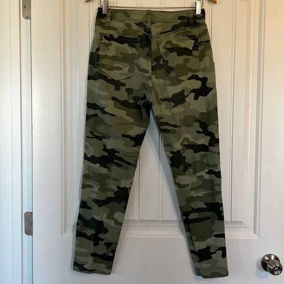 Nili Lotan for Target Green Camo Military Pants 6 - Picture 4 of 6